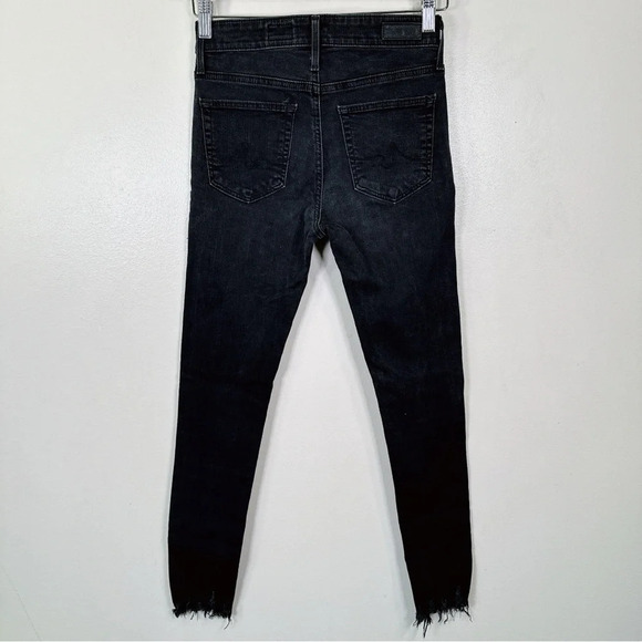 Ag ADRIANO GOLDSCHMIED Womens Size 24 The Farrah Skinny Ankle Chew Hem Jeans - Picture 14 of 14